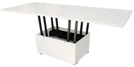 Masa cafea pliabila 180 x 79 x 80 cm, Alba