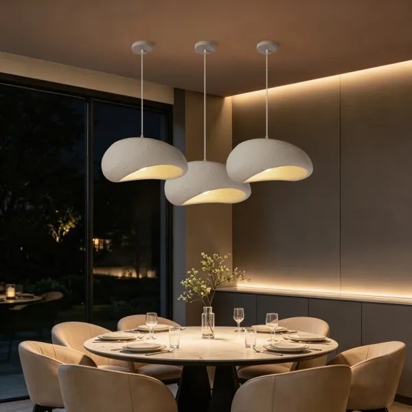 BRILAGI - Lustră pe cablu WABI SABI 1xE27/60W/230V Ø 40 cm albă