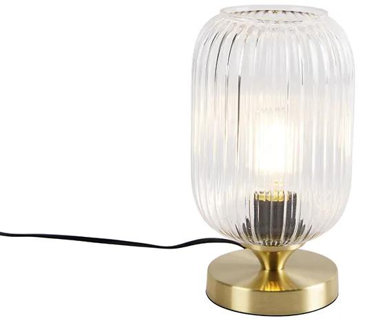 Lampă de masă Art Deco alamă - Banci