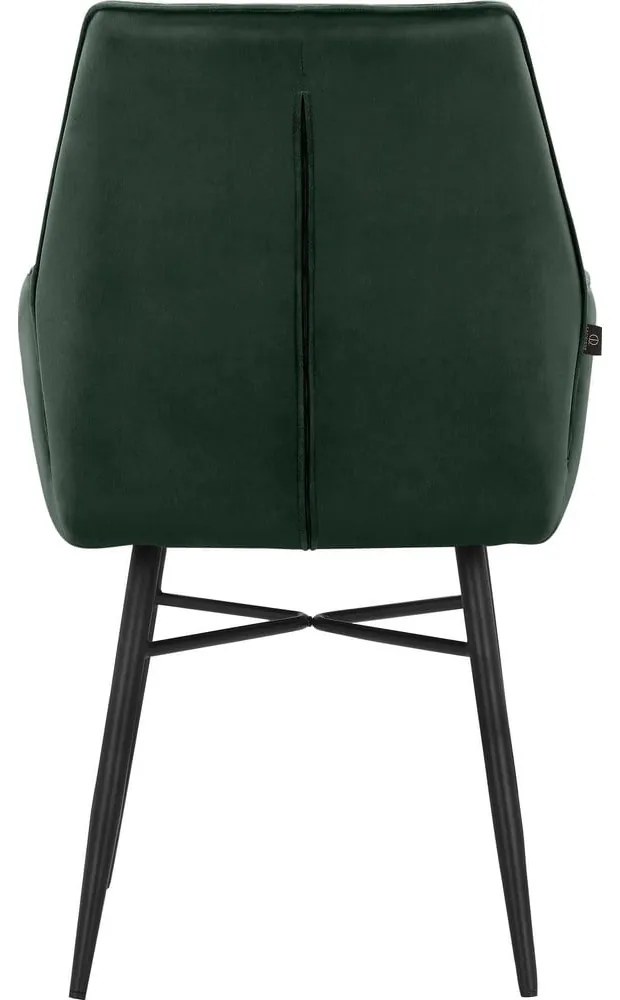 Set de scaune de sufragerie verde 2 buc. tapițat Anzo – Støraa