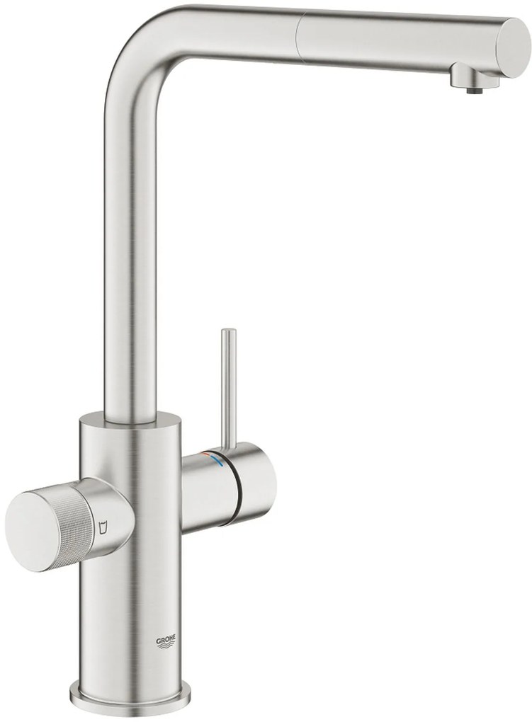 Grohe Blue baterie pentru filtru apă pe picior oţel inoxidabil 30601DC0