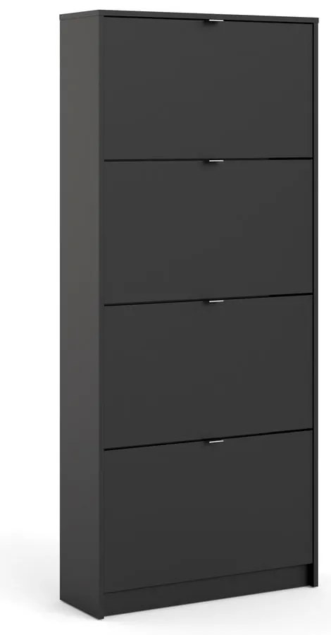 Pantofar negru cu deschidere înclinată Shoes – Tvilum