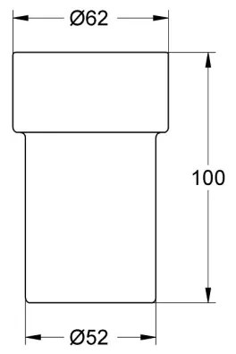 GROHE 40254000 - Pahar ALLURE, finisaj satinat