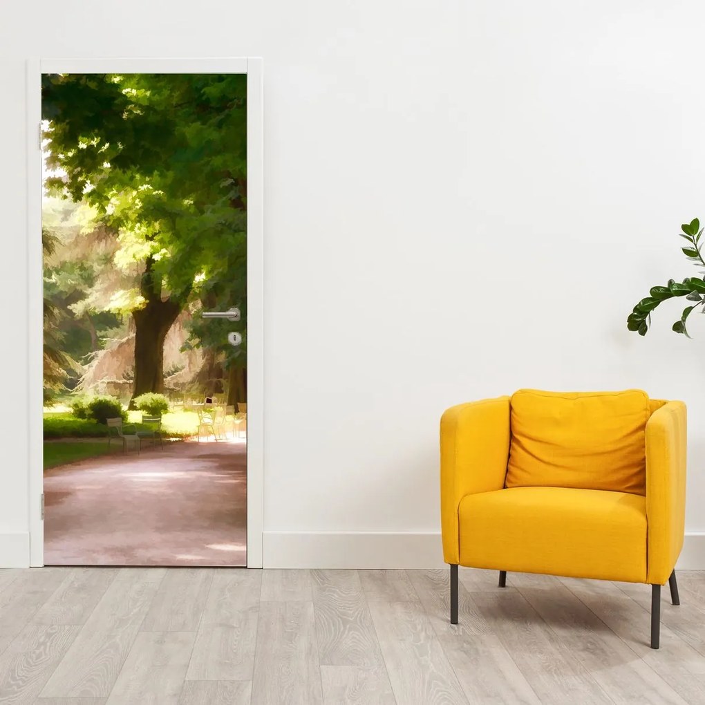 Fototapet pentru ușă - Parc (95x205cm)