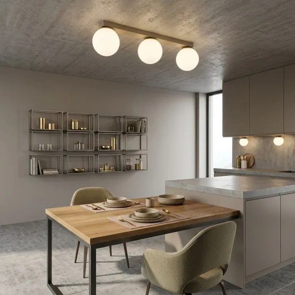 Brilagi - Lampă spot MILO 3xE27/60W/230V bej/auriu