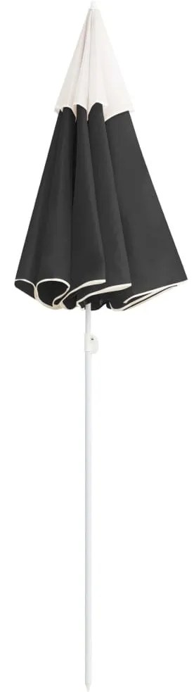 Umbrela de soare de exterior, stalp din otel, antracit, 180 cm Antracit