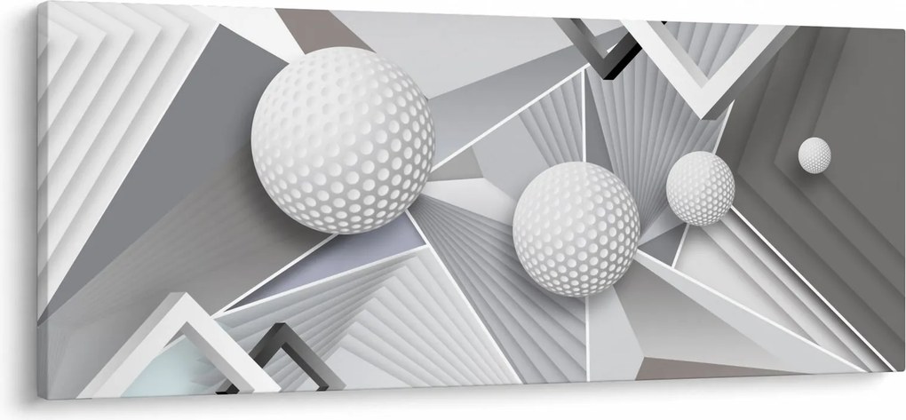 Tablou geometric abstract (120x50 cm)