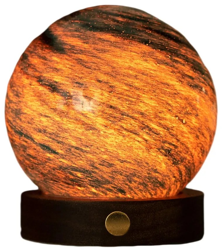 Decorațiune luminoasă maro închis/în culoare naturală închisă cu USB ø 8 cm Stellar Ocean – Gingko