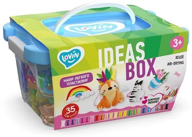 1 x Ideas Box - Set de creatie cu argila usoara, Lovin'Do