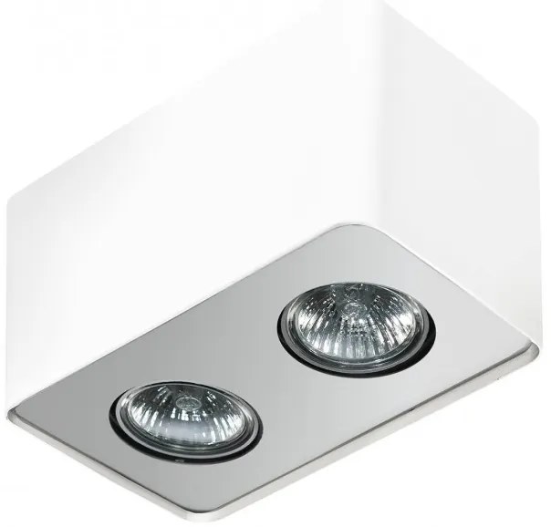 Spot aplicat tavan/plafon stil modern Nino 2 White/Alu
