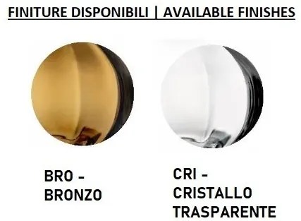Pendul ceramic design italian realizat manual AFOXÉ Small Glass
