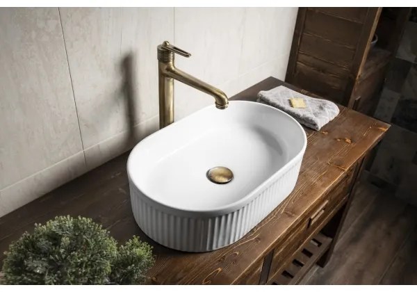 Sapho - Lavoar pentru blat PICOBELLO 49 x 31 cm, ceramică albă