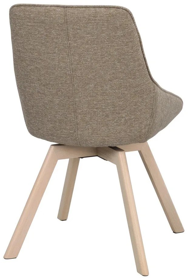 Scaune de dining bej 2 buc. Alison – Rowico
