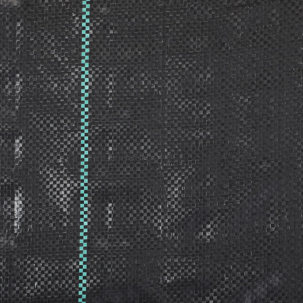 Outsunny Folie pentru Mulcire 1300g/m², Respirabilă și Anti-UV din Polipropilena, 50x2 m, Negru | Aosom Romania