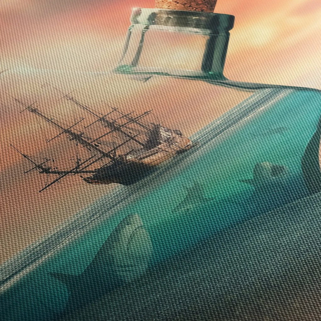 Tablou - Viața in sticla (120x50 cm)