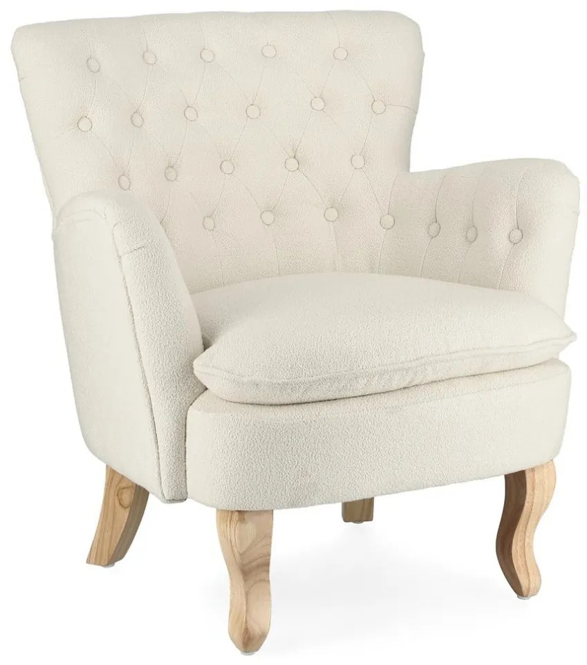 Fotoliu design modern Orlins crem