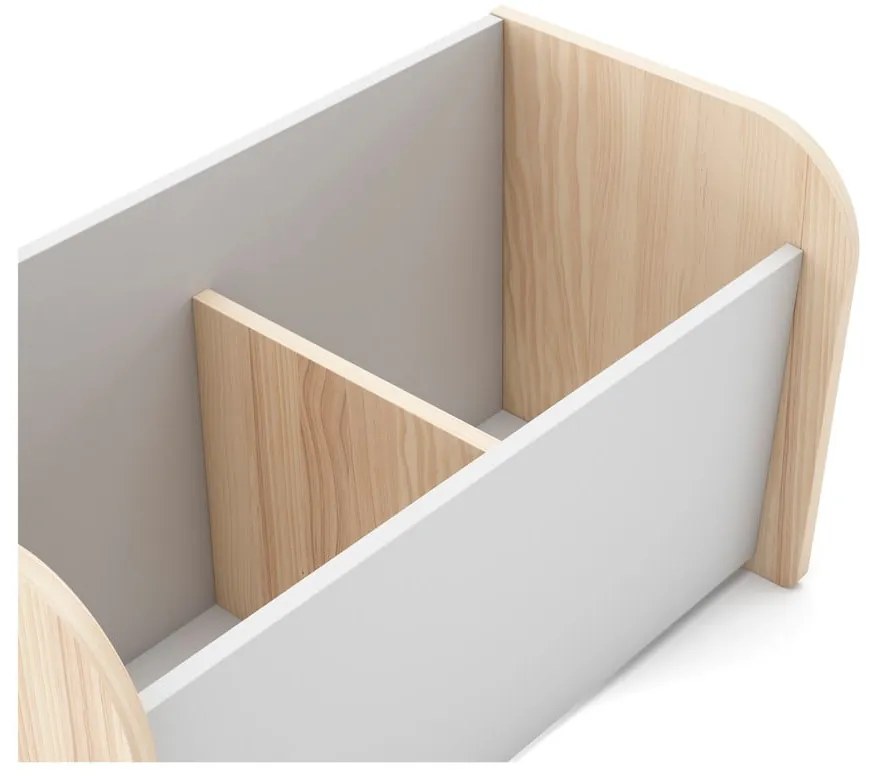 Bibliotecă de copii albă 70x42 cm Esteban – Marckeric