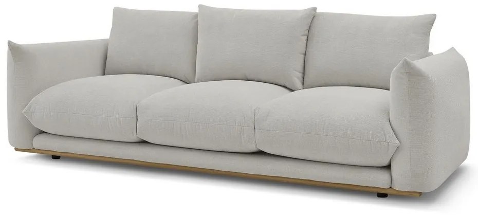 Canapea gri deschis 265 cm Ernest – Bobochic Paris