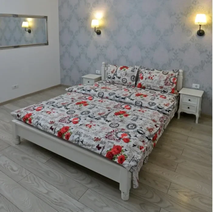 Lenjerie pentru 2 persoane , bumbac 100%, model Paris