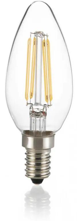 Bec LED lumanare E14 4W 3000K lumina calda Ideal Lux Oliva