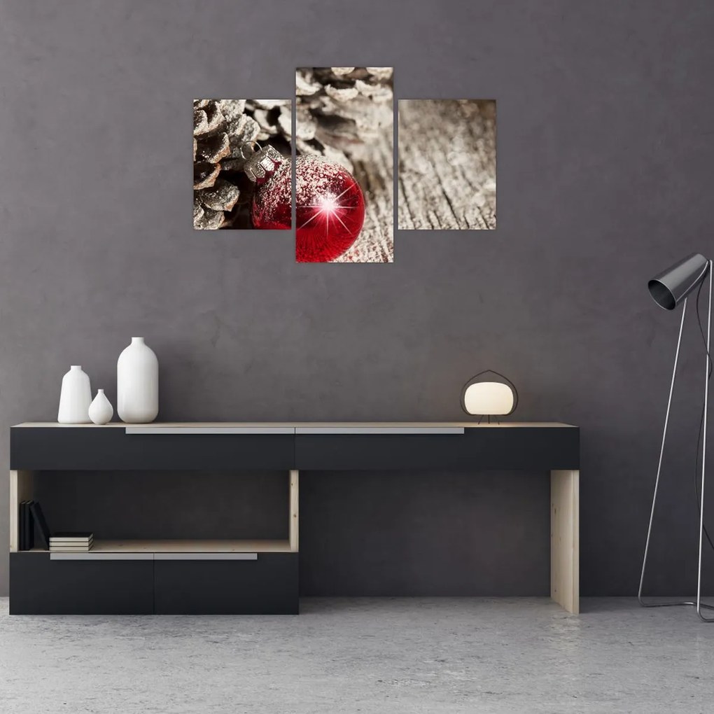 Tablou - Decorațiuni de Crăciun (90x60 cm)