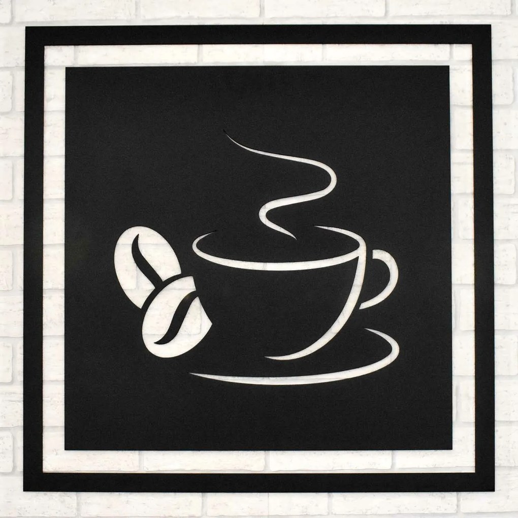 DUBLEZ | Decorațiune din lemn pentru bucătărie - Cafea