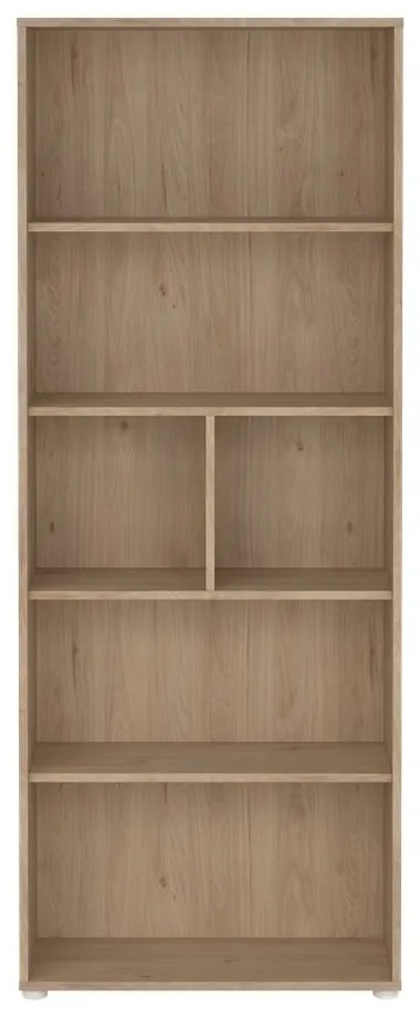 Bibliotecă cu aspect de lemn de stejar 80x205 cm Sign – Tvilum