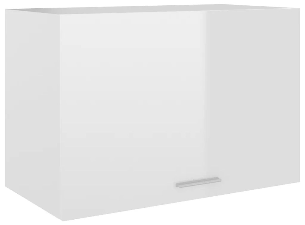 vidaXL Dulap suspendat “Lyon”, alb extralucios, 60x31x40 cm