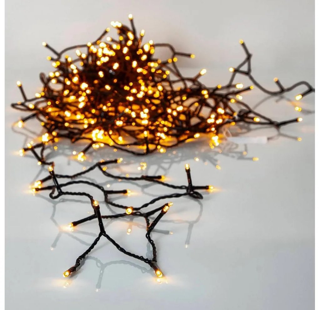 Instalație LED de Crăciun de exterior GOLDEN 360xLED 30,2m IP44 alb cald Eglo 410813