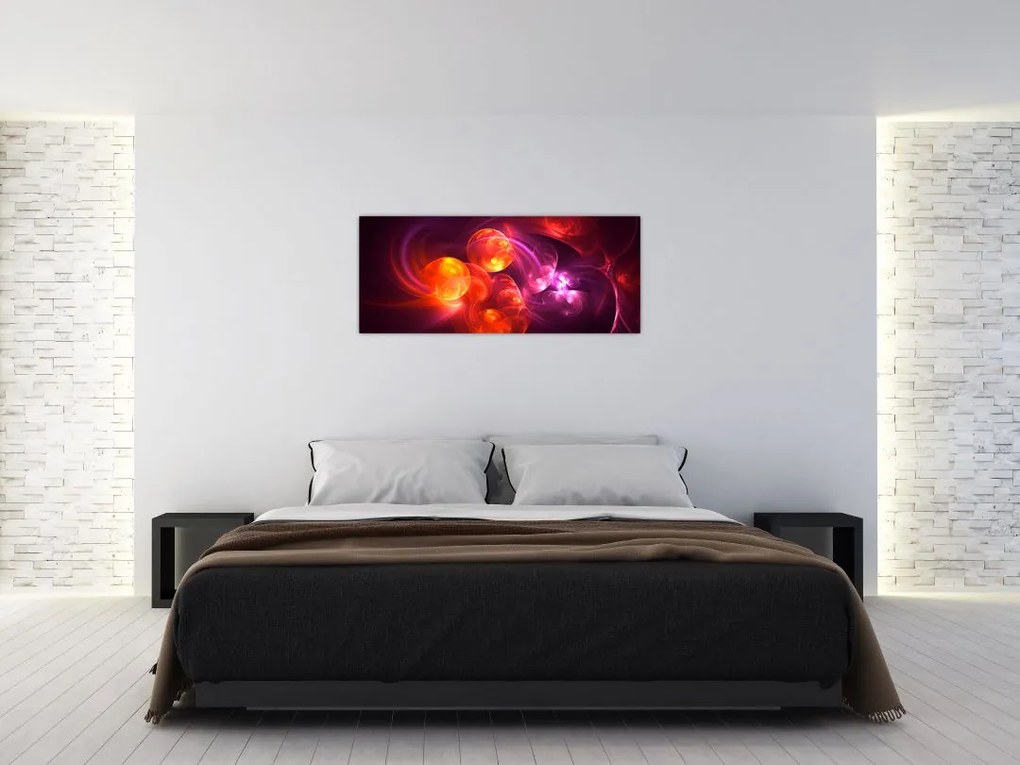 Tabloul cu abstracțiune modernă (120x50 cm)