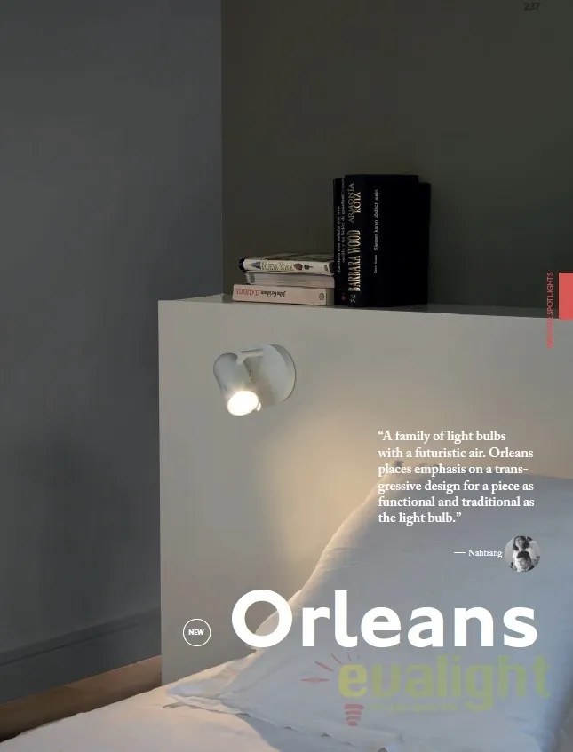 Aplica stil modern minimalist ORLEANS 1L alb 43520