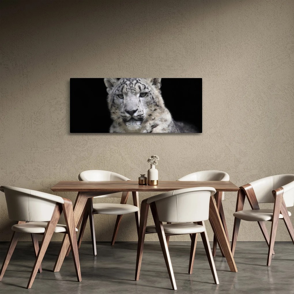 Tablou - Snow Leopard (120x50 cm)