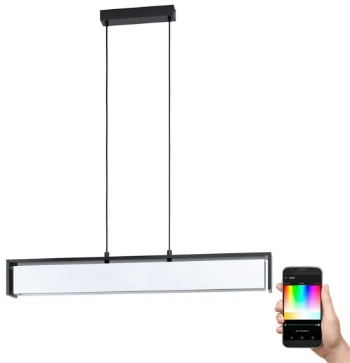 Lustră LED RGBW dimabilă pe cablu VALDELAGRANO-Z LED/33,6W/230V Eglo 900075