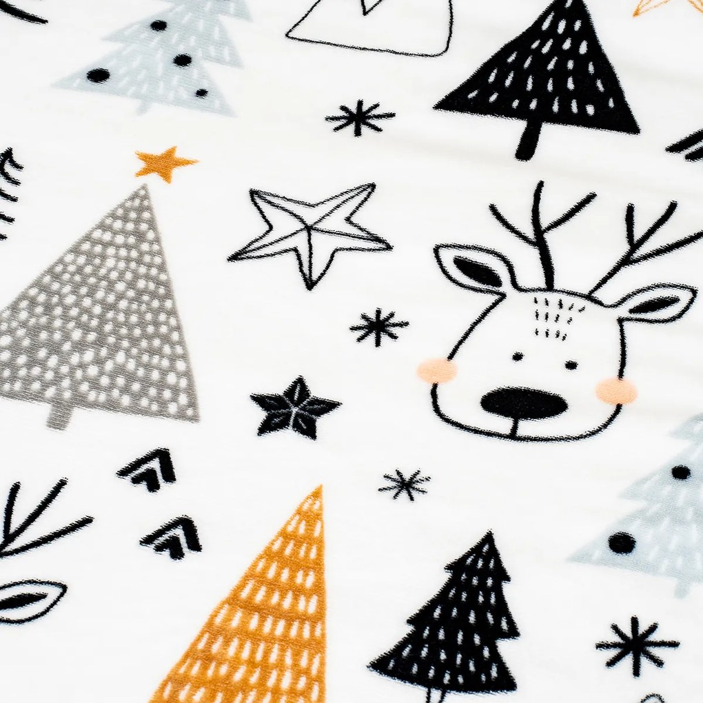 Lenjerie de pat din microflanel 4Home Nordic forest , 140 x 220 cm, 70 x 90 cm, 140 x 220 cm, 70 x 90 cm