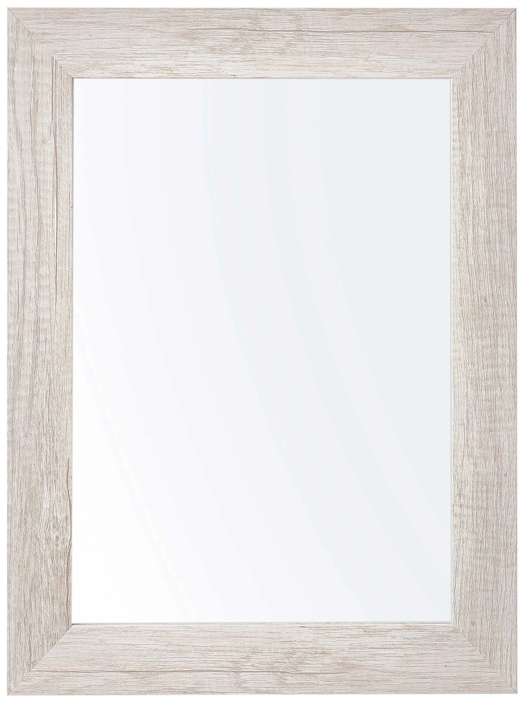 Oglindă de perete în ramă de lemn, 38 x 48 cm