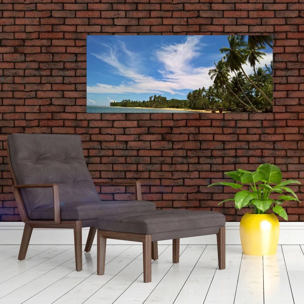 Tablou cu plajă (120x50 cm)