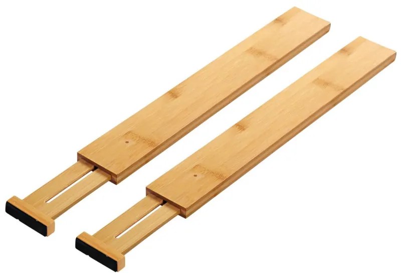 Separatoare pentru sertare KESPER 58072, Extensibile, Bambus, Maro