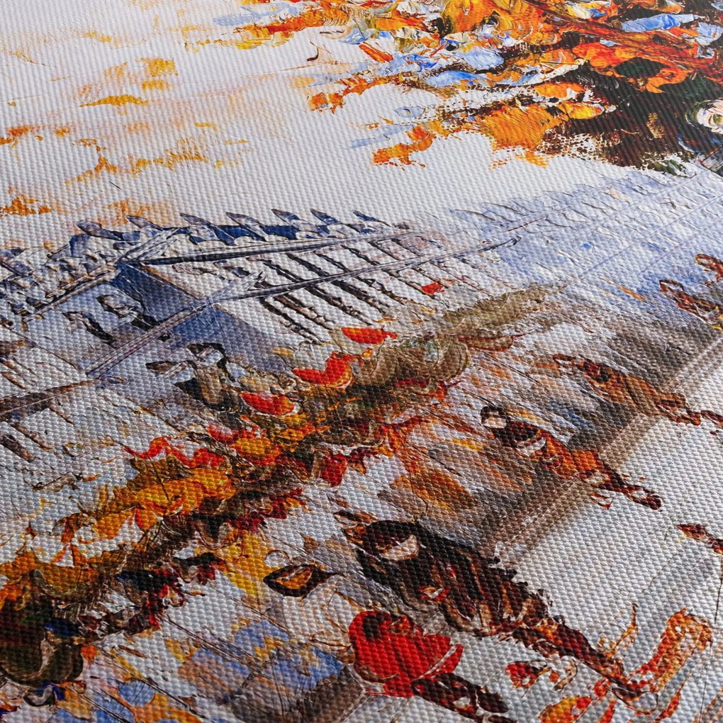 Tablou - Viața în oraș (90x60 cm)