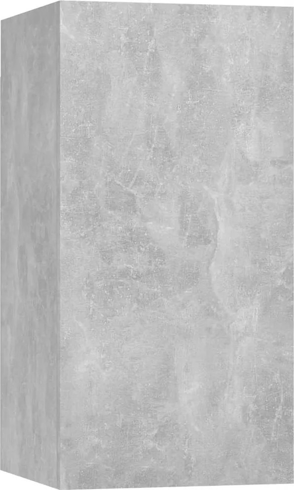 vidaXL Comodă TV, gri beton, 30,5x30x60 cm, lemn prelucrat