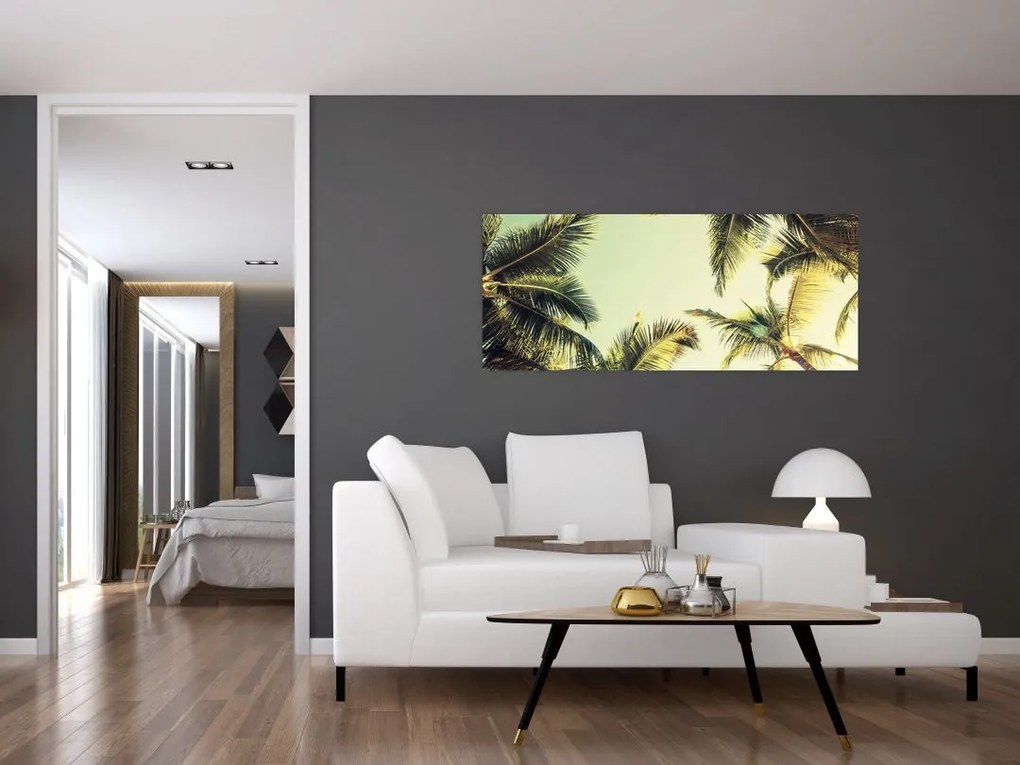 Tablou - Palmieri de cocos (120x50 cm)