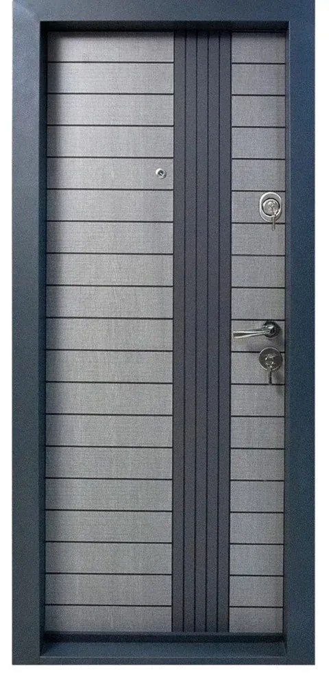 Usa metalica de apartament cu izolatie si vizor Novo Doors First Class NDS14, Deschidere Stanga Dreapta, Dimensiune 200X88 cm, Tabla 1.2 mm, Kit