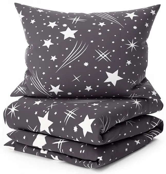 Lenjerie de pat din microfibra NIGHT SKY gri Dimensiune lenjerie de pat: 70 x 90 cm | 140 x 220 cm