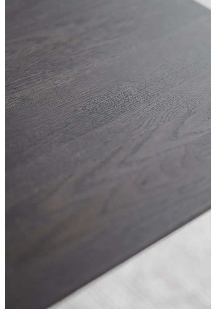 Masă de dining extensibilă din lemn masiv de stejar 120x80 cm Filippa - Rowico