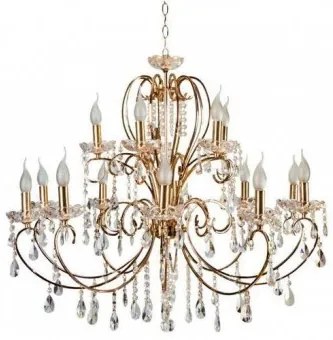 Candelabru clasic cristal 15 becuri E14 Aurora 30-99801 Candellux