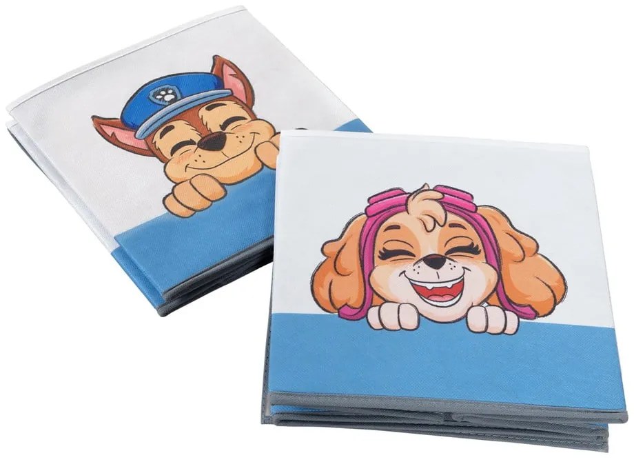 Organizatoare de jucării pentru copii 2 buc. din material textil 27x27x27 cm Paw Patrol – Roba