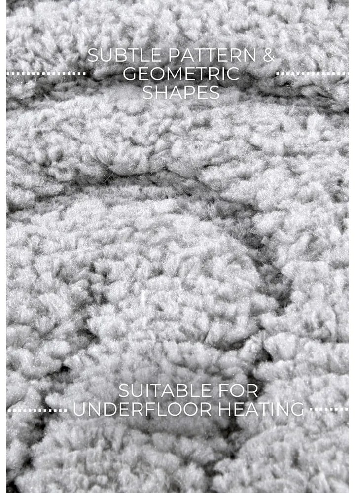 Covor gri deschis rotund ø 160 cm Panglao New York Light Grey – Elle Decoration