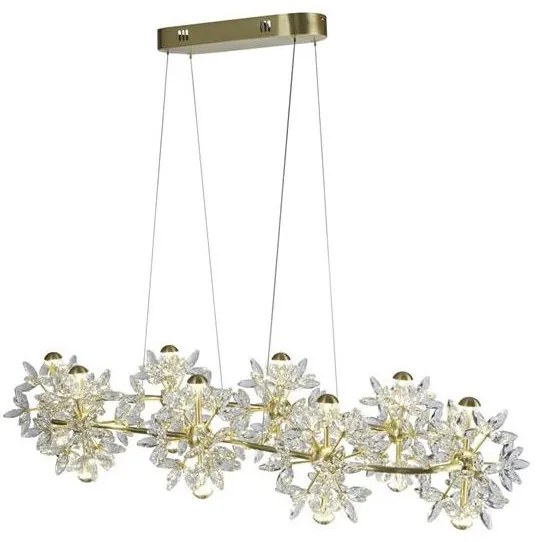 Lustra LED suspendata cristal design lux elegant BELLE