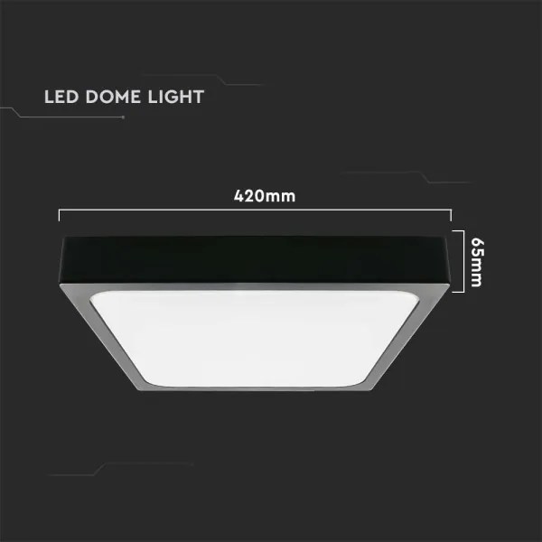 Plafonieră LED pentru baie LED/30W/230V 6500K IP44 neagră