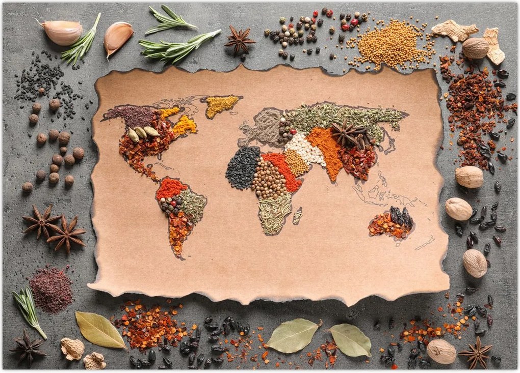 Tablou - Rădăcinile lumii (70x50 cm)