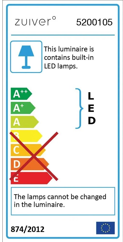 Veioză Zuiver Gio, argintiu